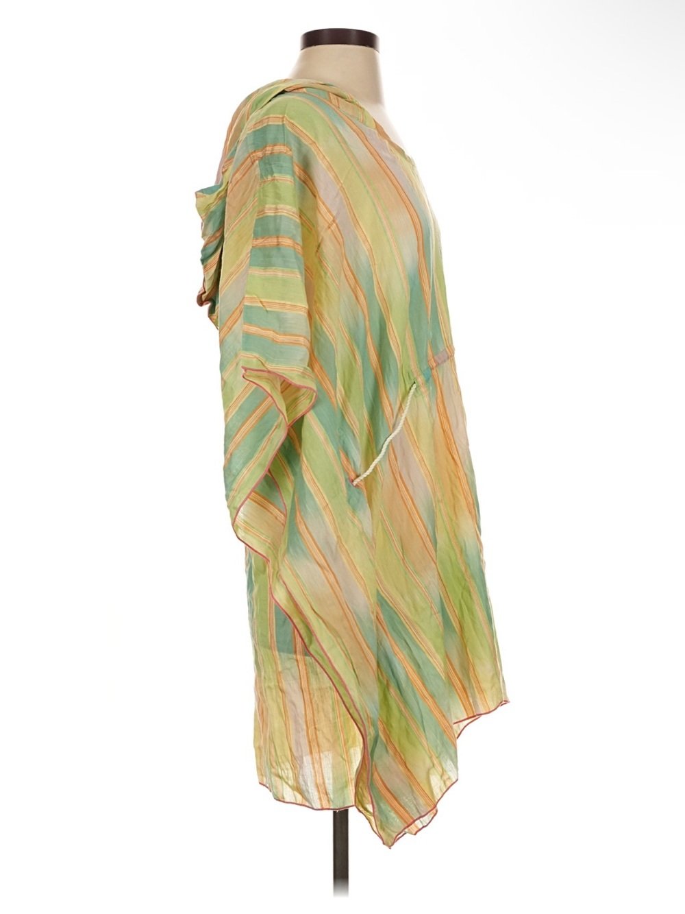 NWT Anthropologie Lilka Striped Pastel Beach Cover-Up Tunic Dress - Picture 7 of 9